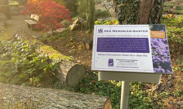 Empfehlung für Memoriam-Garten auf dem Friedhof in Groß-Rechtenbach