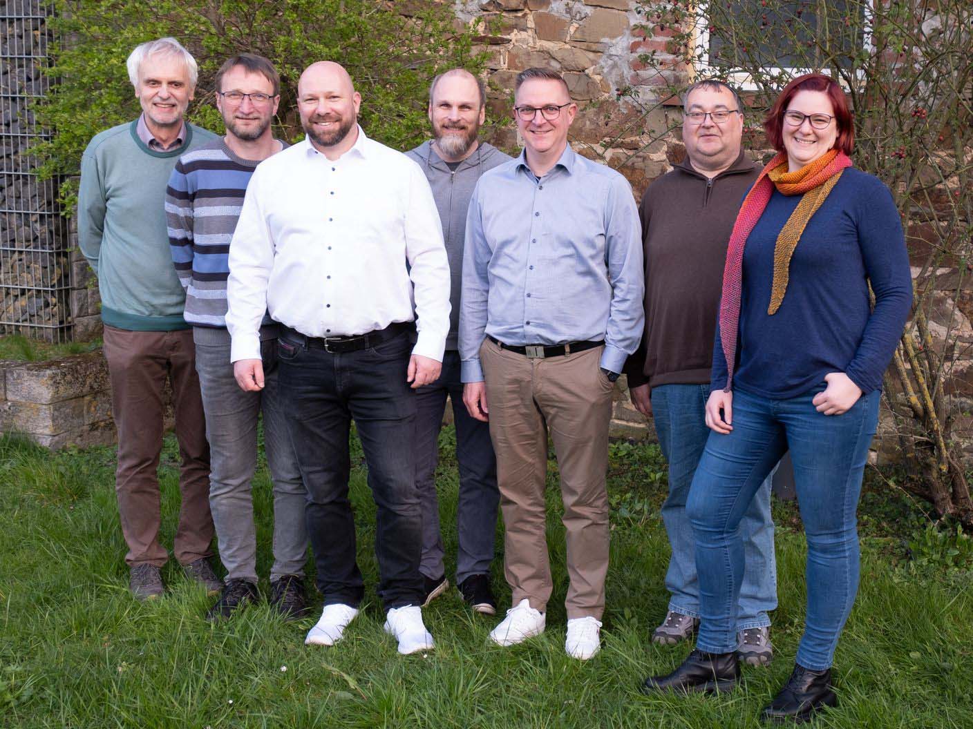 Gruppenfoto neuer FWG Hüttenberg Vorstand 2024